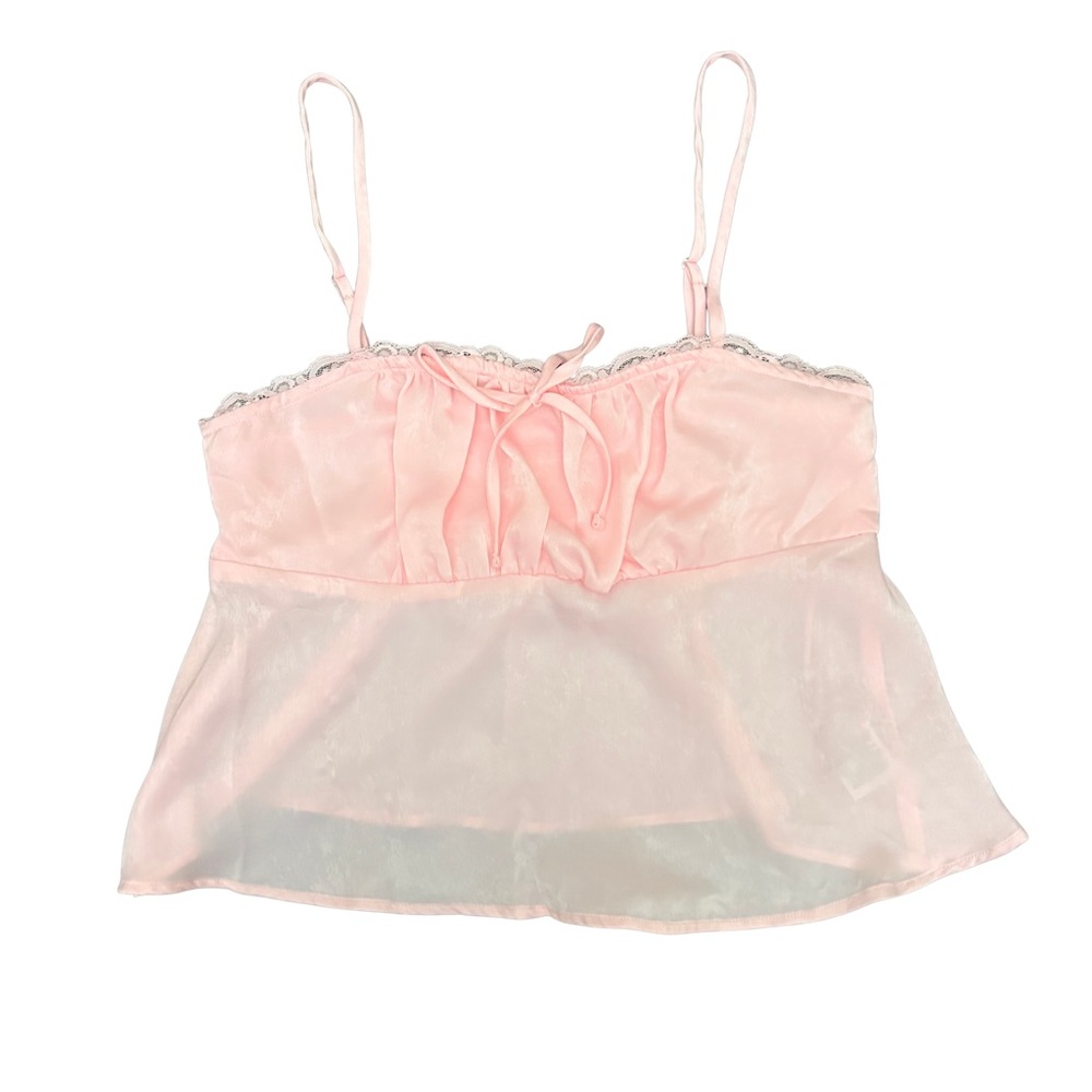 No Boundaries Light Pink Satin Chemise - Picture 1 of 3